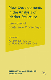 New Developments in Analysis of Market Structure - Cover