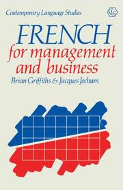French for Management and Business - Cover
