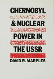 Chernobyl and Nuclear Power in the USSR - Cover