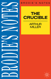 Miller: The Crucible - Cover