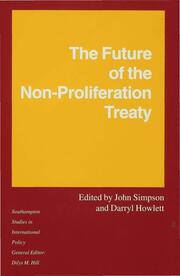 The Future of the Non-Proliferation Treaty