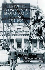 The Poetic Economists of England and Ireland 1912-2000 - Cover