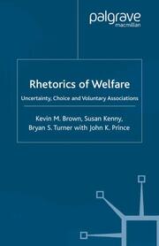 Rhetorics of Welfare - Cover