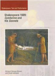 Shakespeare 1609: Cymbeline and the Sonnets