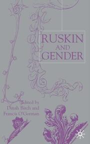 Ruskin and Gender - Cover