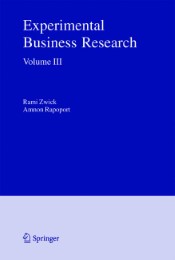 Experimental Business Research - Abbildung 1