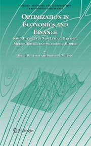 Optimization in Economics and Finance - Cover