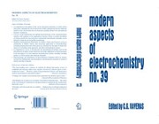 Modern Aspects of Electrochemistry 39 - Cover