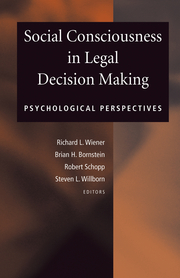 Social Consiousness and Legal Decision Making - Cover