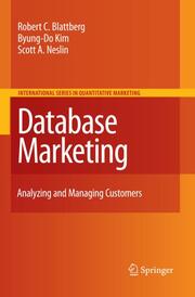 Database Marketing: Theory and Practice - Cover