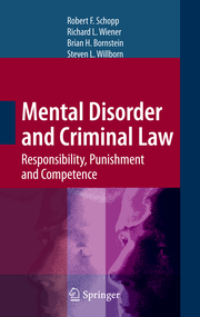 Mental Disorder and the Criminal Law - Cover