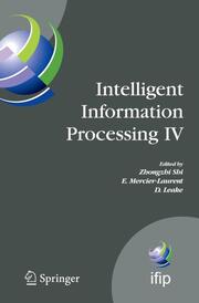 Intelligent Information Processing IV - Cover