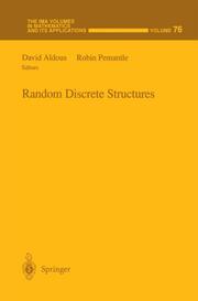Random Discrete Structures - Cover