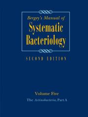 Bergey's Manual of Systematic Bacteriology 5