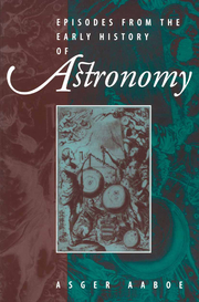 Episodes from the Early History of Astronomy - Cover