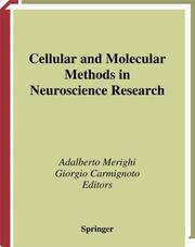 Cellular and Molecular Methods in Neuroscience Research