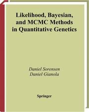 Likelihood, Bayesian, and MCMC Methods in Quantitative Genetics - Cover