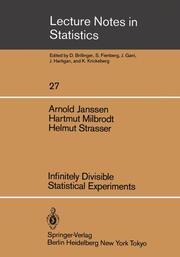 Infinitely Divisible Statistical Experiments - Cover