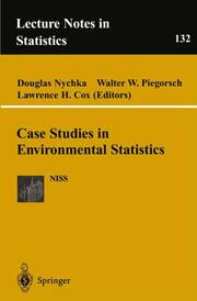 Case Studies in Environmental Statistics - Cover