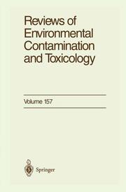 Reviews of Environmental Contamination and Toxicology, Volume 157
