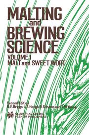 Malting and Brewing Science: Malt and Sweet Wort, Volume 1 - Cover