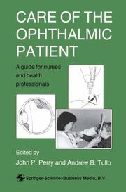 Care of the Ophthalmic Patient - Cover