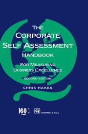 Corporate Self Assessment Handbook:For Measuring Business Excellence