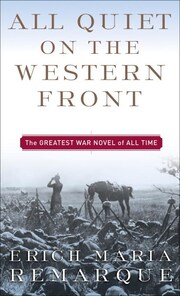 All Quiet on the Western Front - Cover