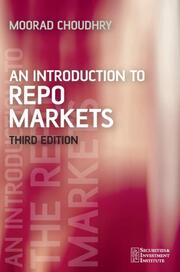 An Introduction to the Repo Markets - Cover