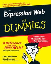 Microsoft Expression Web For Dummies - Cover