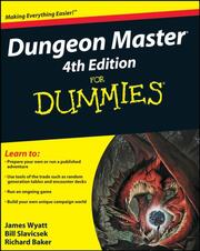 Dungeon Master For Dummies - Cover