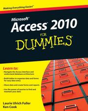 Microsoft Access 2010 For Dummies