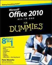 Office 2010 All-in-One Desk Reference For Dummies - Cover