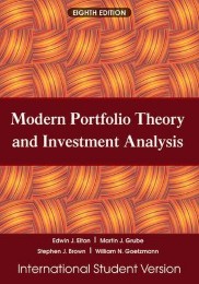 Modern Portfolio Theory and Investment Analysis - Cover