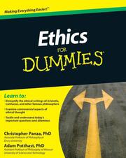 Ethics for Dummies - Cover