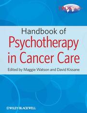 Handbook of Psychotherapy in Cancer Care - Cover