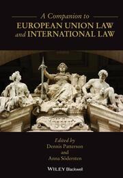 A Companion to European Union Law and International Law - Cover