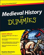 Medieval History for Dummies - Cover