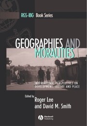 Geographies and Moralities - Cover