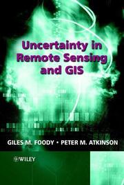 Uncertainty in Remote Sensing and GIS - Cover