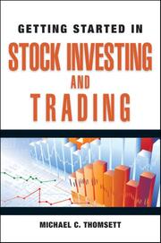 Getting Started in Stock Investing and Trading - Cover