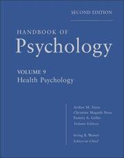 Handbook of Psychology - Cover