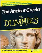 The Ancient Greeks for Dummies - Cover