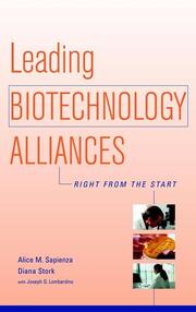 Leading Biotechnology Alliances - Cover
