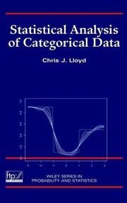 Statistical Analysis of Categorical Data - Cover