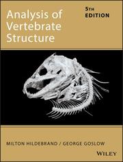 Analysis of Vertebrate Structure - Cover