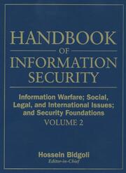 Handbook of Information Security - Cover