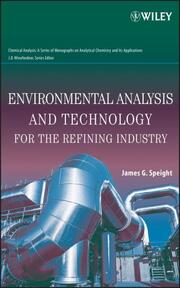 Environmental Analysis and Technology for the Refining Industry - Cover