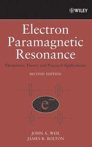 Electron Paramagnetic Resonance - Cover