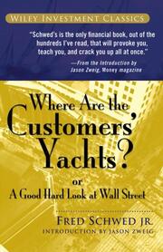 Where Are the Customers' Yachts? - or A Good Hard Look at Wall Street - Cover